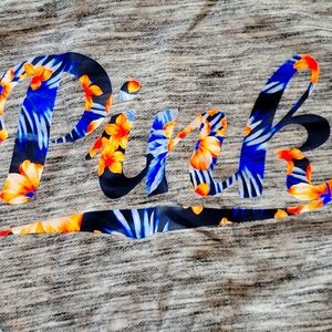 Victorias secret pink off shoulder sweater